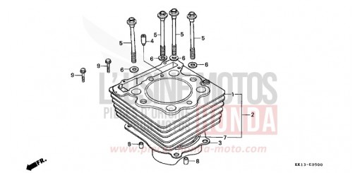 CYLINDRE XR250RF de 1985
